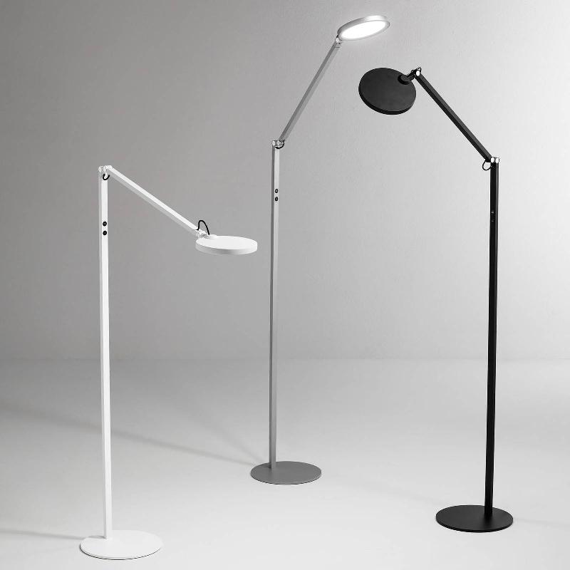 FABAS LUCE REGINA LAMPADAIRE LED À 1 LAMPE, NOIR