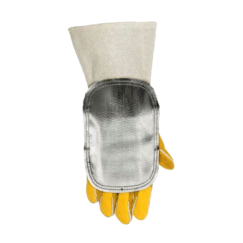 Gant de protection thermique des mains - aluminisé avec dos en cuir - PMHA - Weldas_0