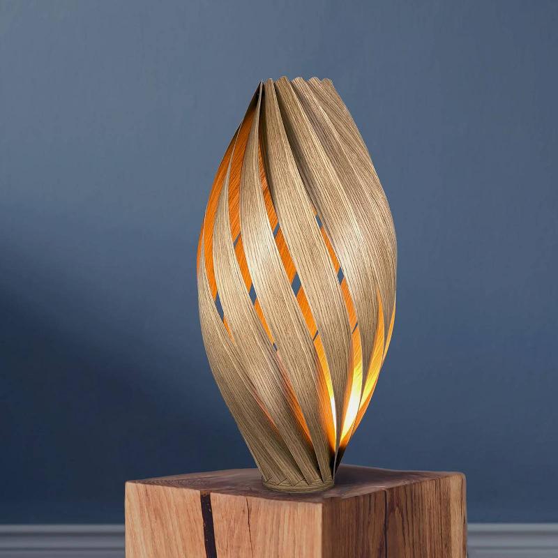 GOFURNIT ARDERE LAMPE À POSER, CHÊNE, HAUT 60 CM