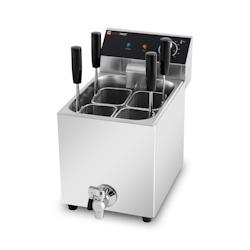 GOLDINOX Cuiseur à pâtes électrique à poser professionnel 8 Litres - inox 3701770824861_0