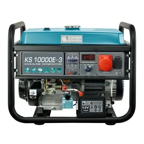 GROUPE ÉLECTROGÈNE À ESSENCE - DÉMARRAGE ÉLECTRIQUE - 8 KW - 400V KONNER & SOHNEN