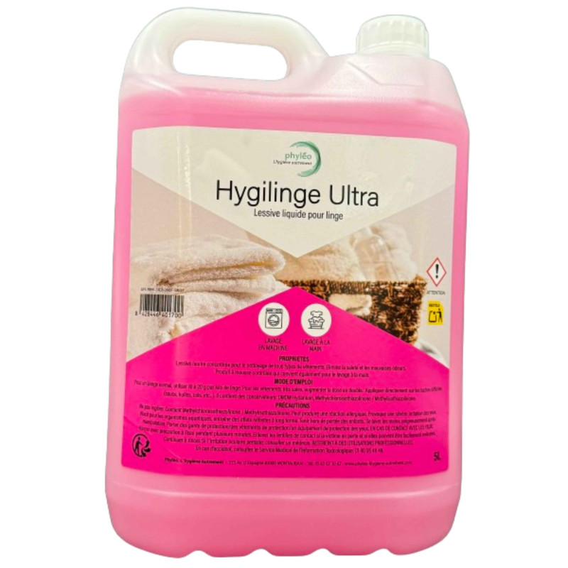 Hygilinge ultra lessive liquide linge phyleo ph a 8% - bidon de 5l_0