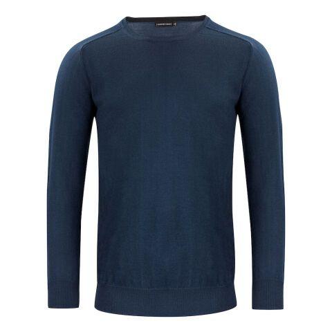 J.HARVEST & FROST MERINO U PULL-OVER HOMMES MARINE - TAILLE M