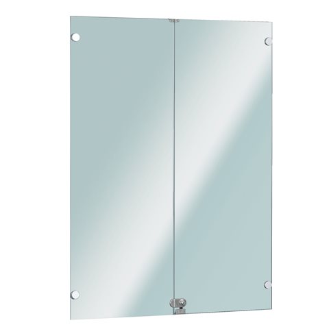 JEU DE PORTES VITRÉES HAUTE H 117 X 44 CM SQUADRA -