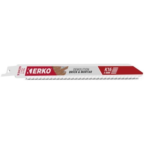 LAME DE SCIE SABRE - PLAQUETTES CARBURES - 235 MM - K16 X-TREME ERKO