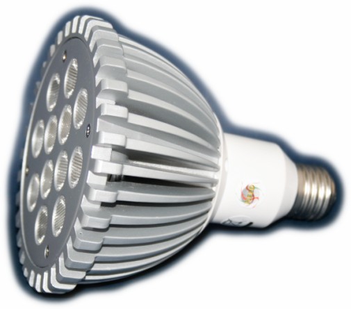 Lampe à LED PAR38 - 12W modèle Delphini12 - Culot E27 - Température 3500K à 6000K_0