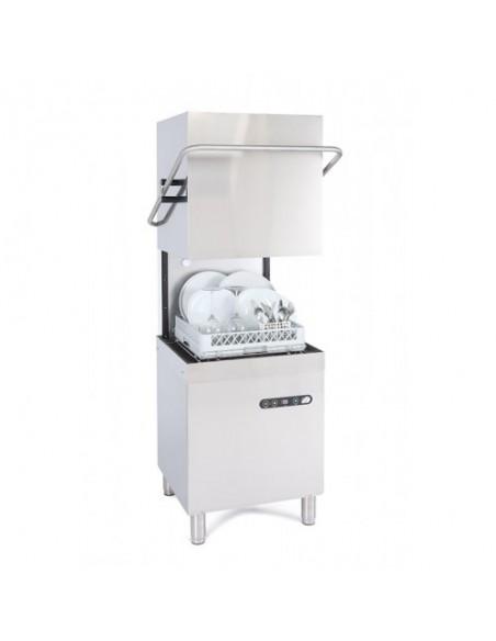 Lave-vaisselle à capot ADLER EVO1000DP-N - Pompe de vidange, panier 50x50, acier inoxydable AISI-304_0