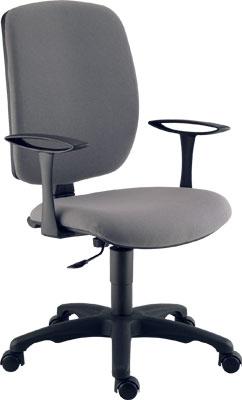 FAUTEUIL DE BUREAU KAOLA DOSSIER BAS COLORIS ROUGE - MANUTAN COLLECTIVITÉS