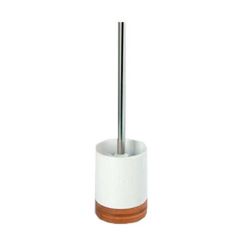 MSV Collection Tallinn – Porte-brosse WC avec brosse, couleur blanche - blanc multi-matériau MS3334_0
