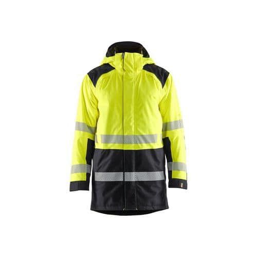 PARKA POUR HIVER HAUTE-VISIBILITÉ EN NOIR JAUNE - BLAKLADER