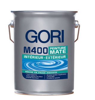 Peinture acrylique gori m400 blanc calibré mat 15l_0