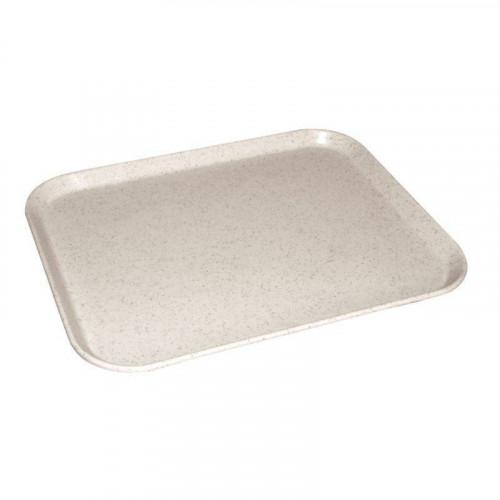 PLATEAU SELF SERVICE GRIS MOUCHETÉ KRISTALLON 305 X 405 MM
