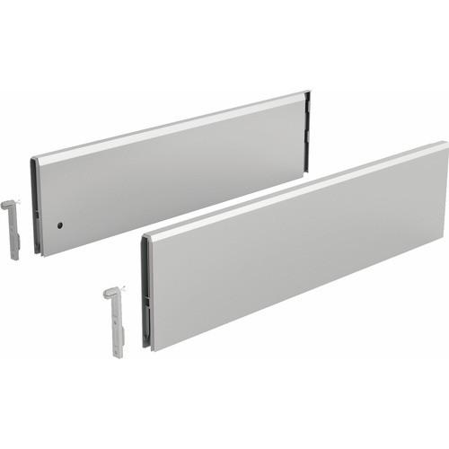 PROFILS TOPSIDE ARCITECH-HAUTEUR 124 MM-ARGENT-L450 MM HETTICH