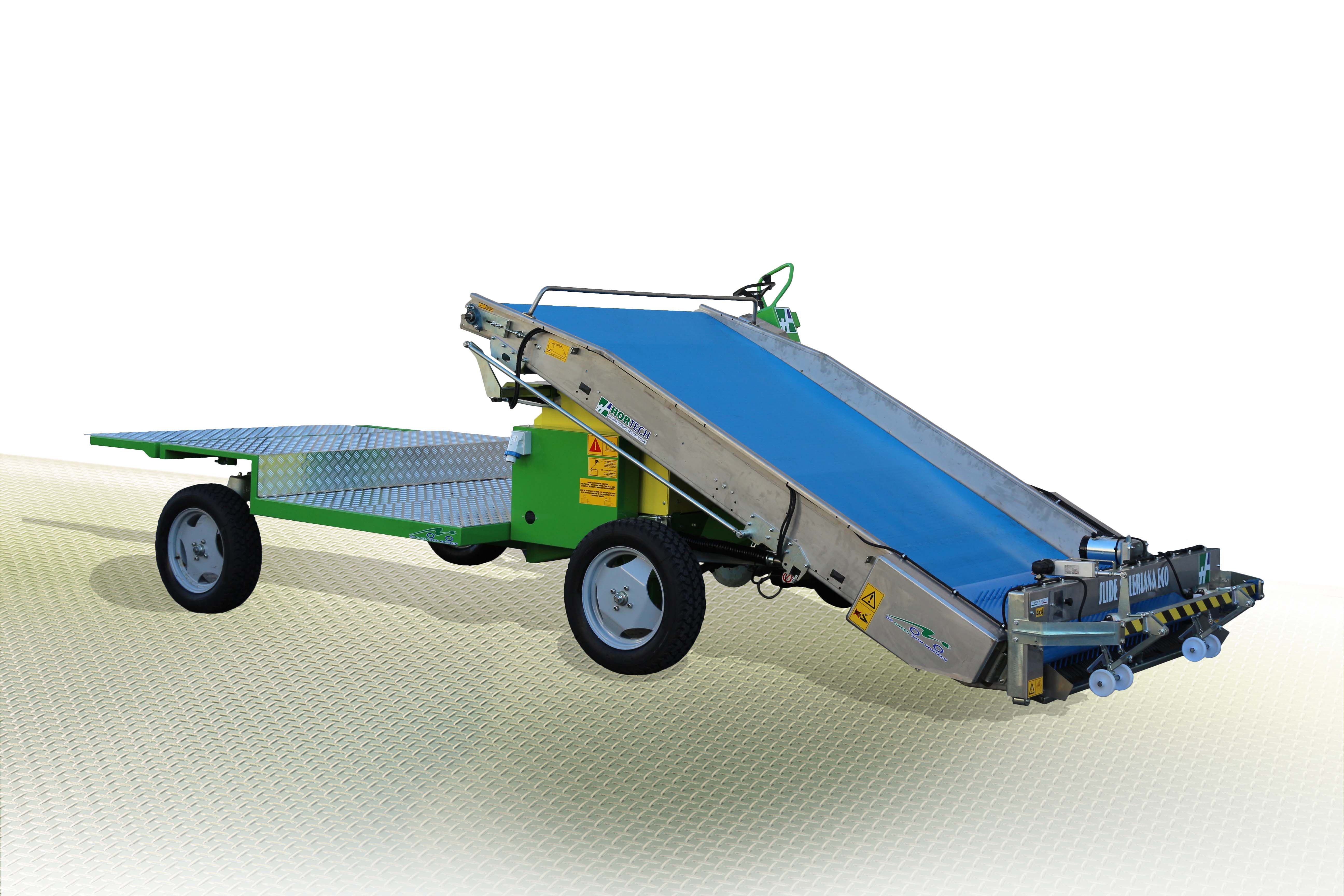 Récolteuse Slide Valeriana Eco - Hortech SRL - électrique pour mâche - puissance tracteur 30 kW_0