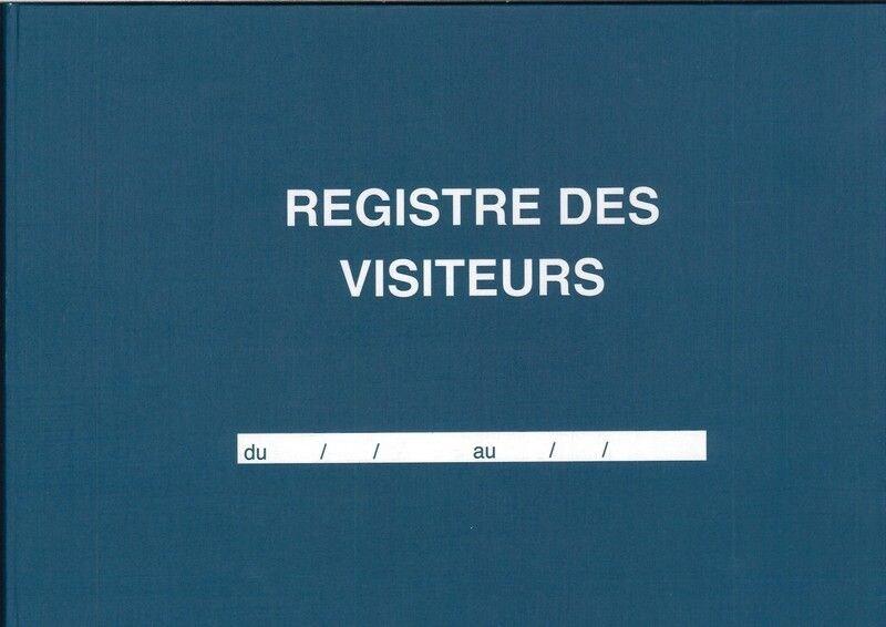 Registre des Visiteurs - 29,7x21 - 96 p. - 3416790430014_0