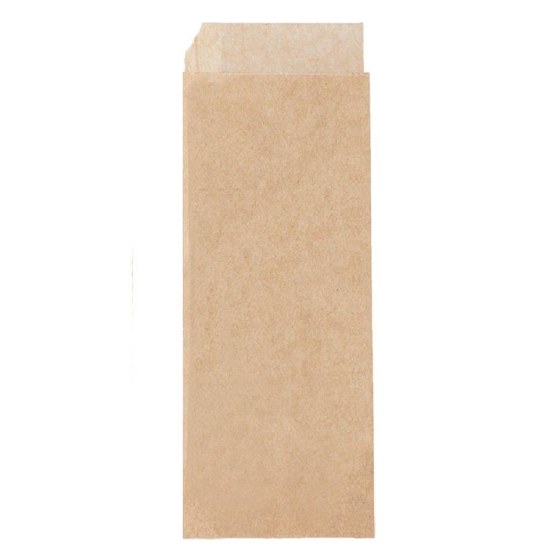 Sachet hotdog kraft ingraissable 9+3x22cm naturel - par 500_0