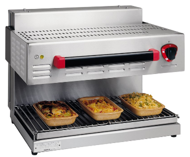Salamandre électrique 60SME - inox 18-10 avec plafond mobile et chauffe réglable_0