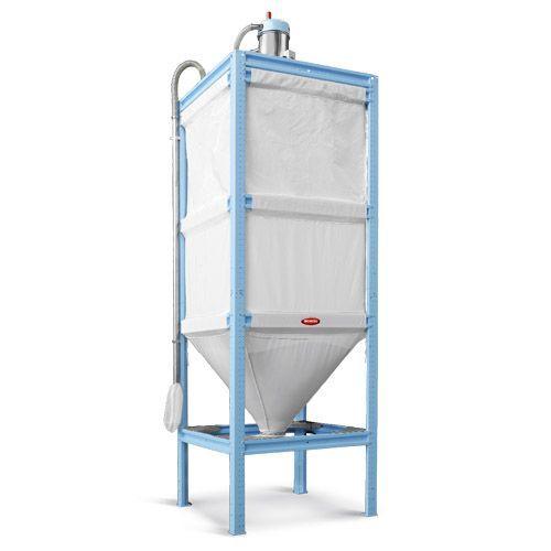 Silo agricole Série Siltex - stockage de matière plastique en granulés - kit de montage compact avec brise-pont et vibreur_0
