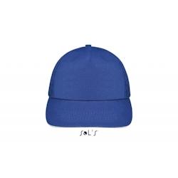 Sol's - Casquette 5 panneaux SUNNY Bleu Roi / Blanc Taille Unique - Taille unique bleu 3660734087035_0