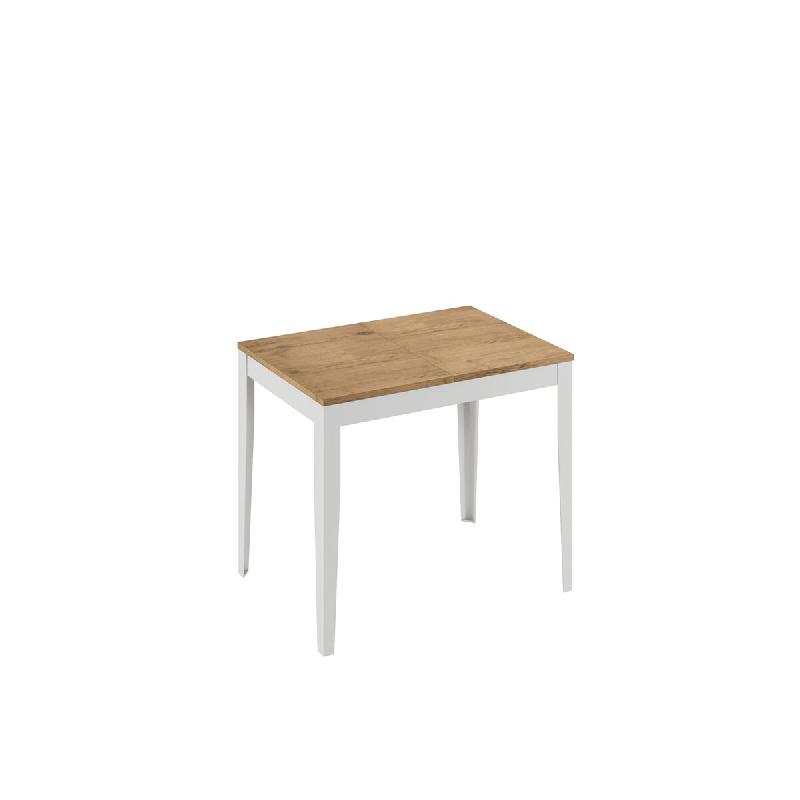 Stones Big Table Extensible (130/290X80 Cm) En Mélamine Blanc - blanc 8051361824868_0