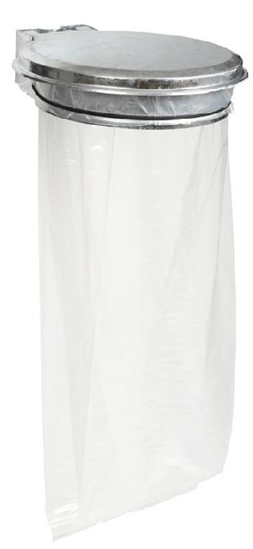 Support Sac Collecmur Mural Extreme - 110L - Gris, Jaune, Vert, Bleu, Inox - Fabrication Française_0
