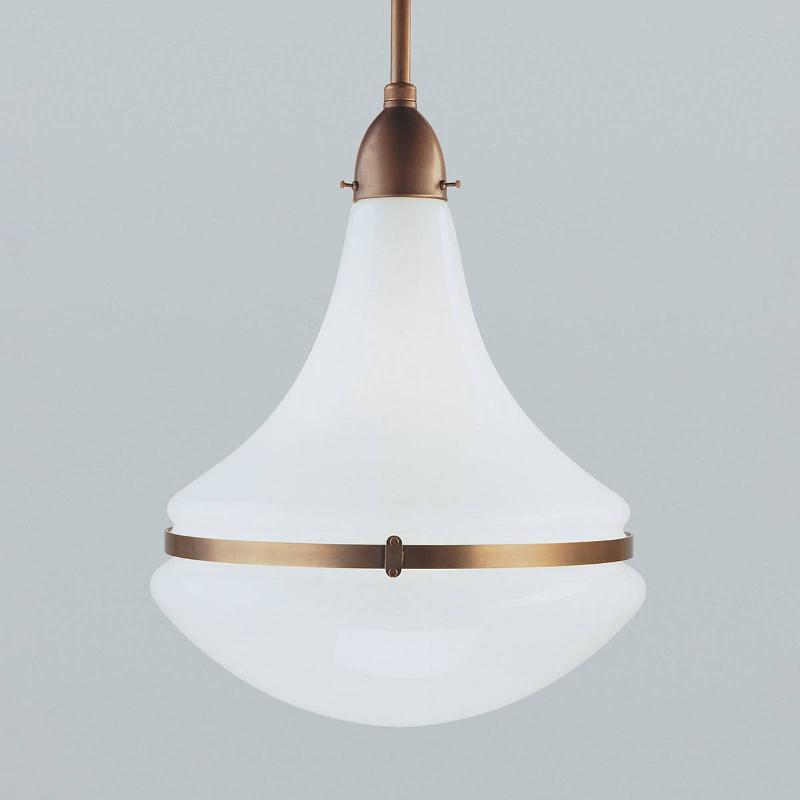 BERLINER MESSINGLAMPEN SUSPENSION FRIDA EN LAITON, Ø 34 CM
