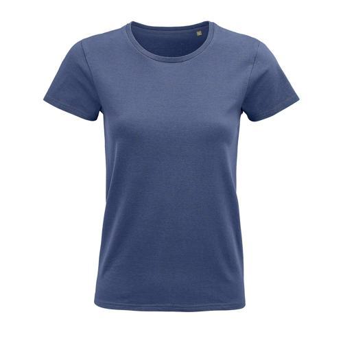 TEE-SHIRT PERSONNALISABLE FEMME COTON ORGANIQUE BIO JERSEY 175 DENIM