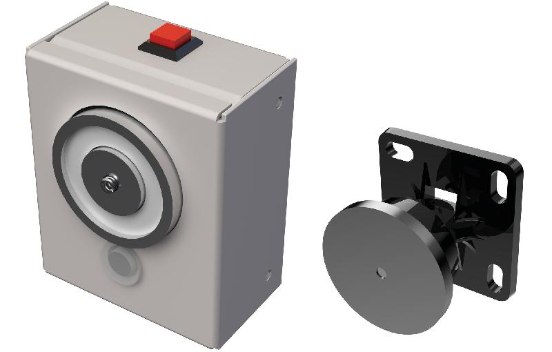 Ventouse électro-magnétique murale en applique 24V DC - SEWOSY - VMPO245M - 853242_0
