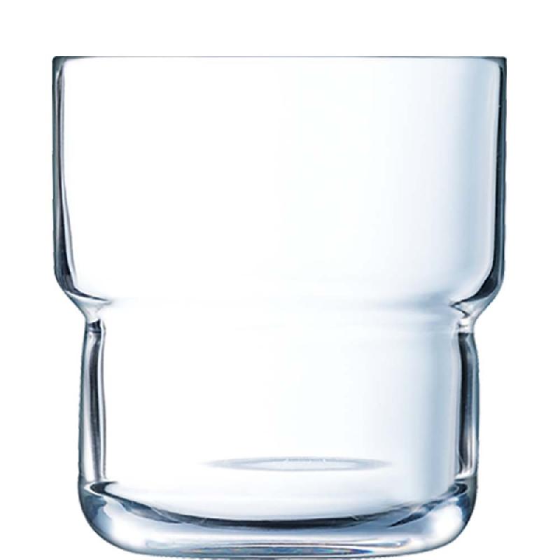 VERRE À BIÈRE EMPILABLE FB22 ARCOROC LOG, 22 CL