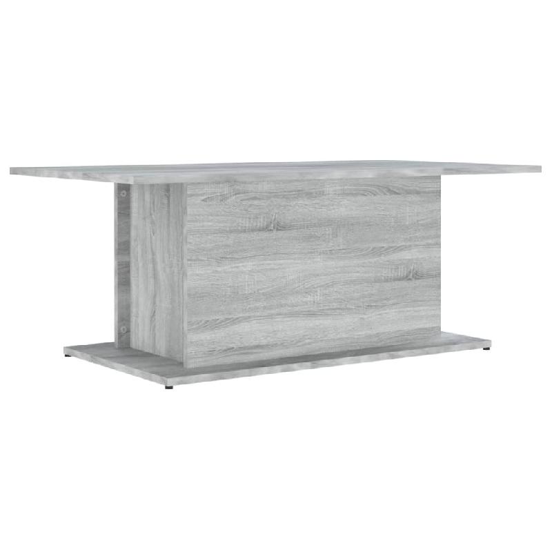 VidaXL Table basse Sonoma gris 102x55,5x40 cm Bois d'ingénierie Modèle Céleste Horizon - 813093_0