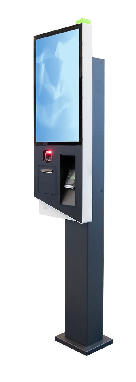 Borne de paiement Aures Komet 27 pouces - Windows - Écran portrait, imprimante ODP 444, terminal de paiement intégré_1