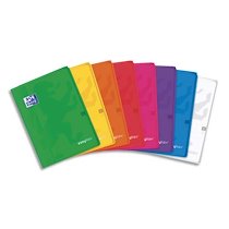 CAHIER EASYBOOK EN POLYPRO À RABATS AGRAFÉ 17 X 22 CM 96 PAGES SÉYÈS ASSORTIS - LOT DE 10