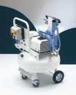 Centrales de vide mobile - Groupe de vide autonome avec pompe à palettes lubrifiées - Réservoir 70L et filtration antibactérienne_0