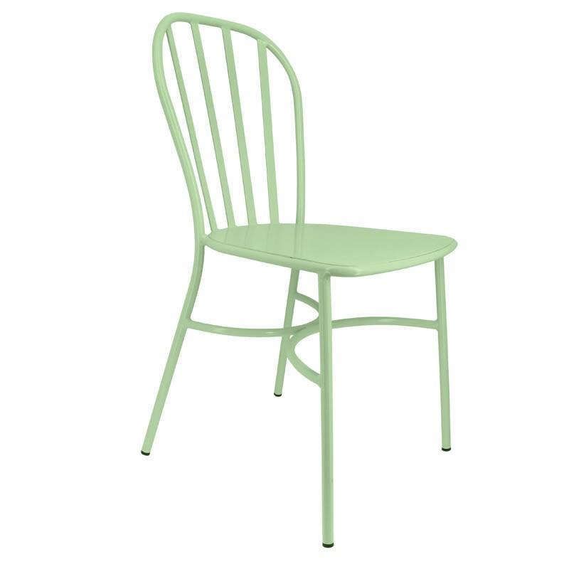 Chaise métal Biscarrosse - VERT_0