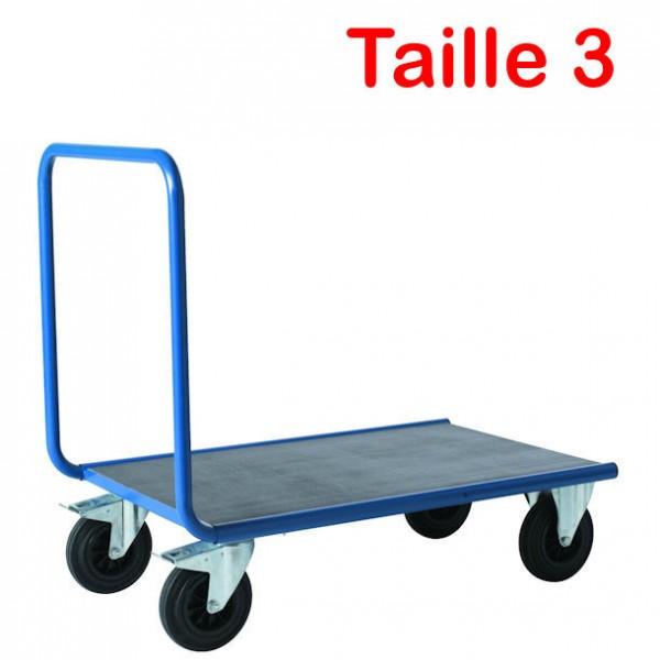 Chariot de manutention Rolléco - 1 dossier nu - 500 kg - Format 1225 x 720 mm - Conforme EN 1757-3_0
