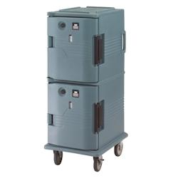 Chariot Isotherme avec Porte Supérieure Chauffante UPCH800 - 8 x GN 1/1 - Cambro - bleu 0605848271171_0