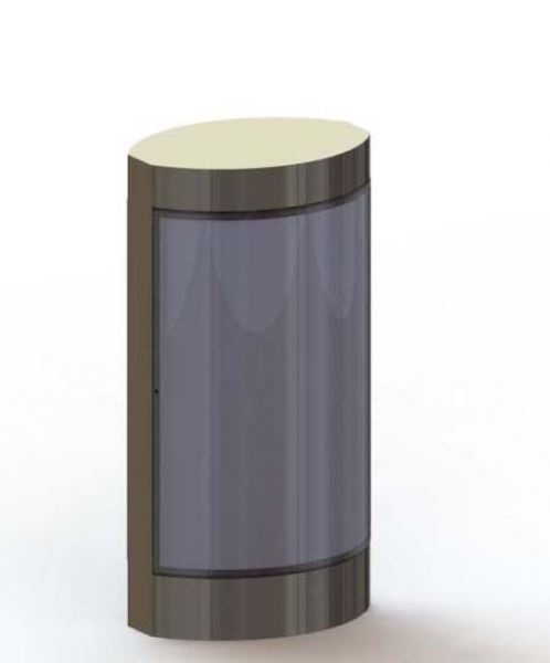 Colonne d'affichage en acier, simple ou double hauteur idéale pour l'équipement urbain - JANUS_0