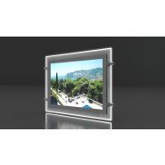 Crystal - porte affiche led double face - immocom - a2_0