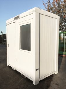 Double guérite compacte - Hauteur 2.54m - Largeur 1.40m - Longueur 2.44m_0