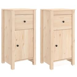 Helloshop26 - Buffet bahut commode armoire meuble de rangement organisateur cuisine salle de séjour salons lot de 2 40 x 35 x 80 cm 02_0036639 - 3000_0