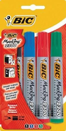 MARQUEUR 2300 POINTE BISEAUTÉE COLORIS ASSORTIS (VENDU PAR 4)