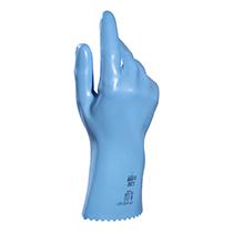 PAIRE DE GANTS DE MÉNAGE MAPA JERSETTE 300 LATEX BLEU TAILLE 6 - LOT DE 5