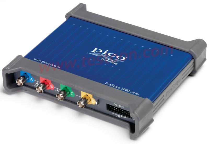 Oscilloscope usb mso, 4 + 16 voies, 100mhz, 1gech/s, 8 bits, 256 ms, générateur arbit - PICOSCOPE3405DMSO_0