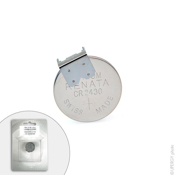 Pile bouton lithium CR2430RH-LF Renata 3V 285mAh - blister pour manipulation et stockage optimaux_0