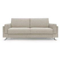 ALTEREGO DIVANI Canapé lit Odino canapé 3 places convertible beige 160 cm_0