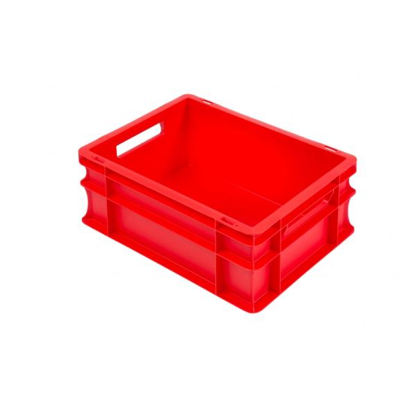 Bac norme Europe couleur rouge - 400 x 300 x 170 mm - Résistant et compatible alimentaire - Rolléco_0