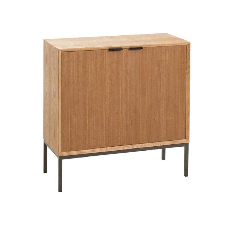 BUFFET DESIGN BOZA 2 PORTES BOIS NATUREL_0