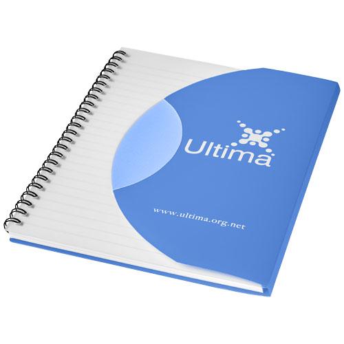 Cahier Curve A6 - 25, 50 ou 100 feuilles vierges - Couverture en polypropylène incurvée - Différentes couleurs disponibles_0