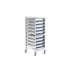 Distform Chariot de Décongélation GN 2/1 en Inox Acier inoxydable 660x790x1700mm - 641094495527_0