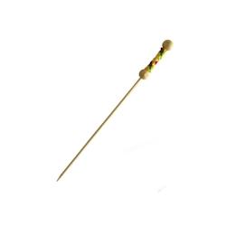 ECOLOMIQUE - 100 Pcs - Pique bambou décor jaune 